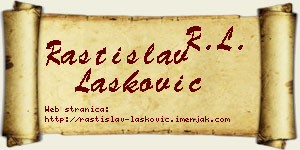 Rastislav Lasković vizit kartica